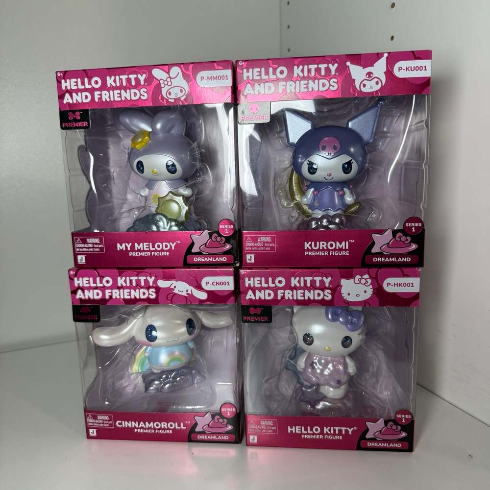 Jazwares Hello Kitty and Friends Dreamland Series 1 Premier Figure Set of 4